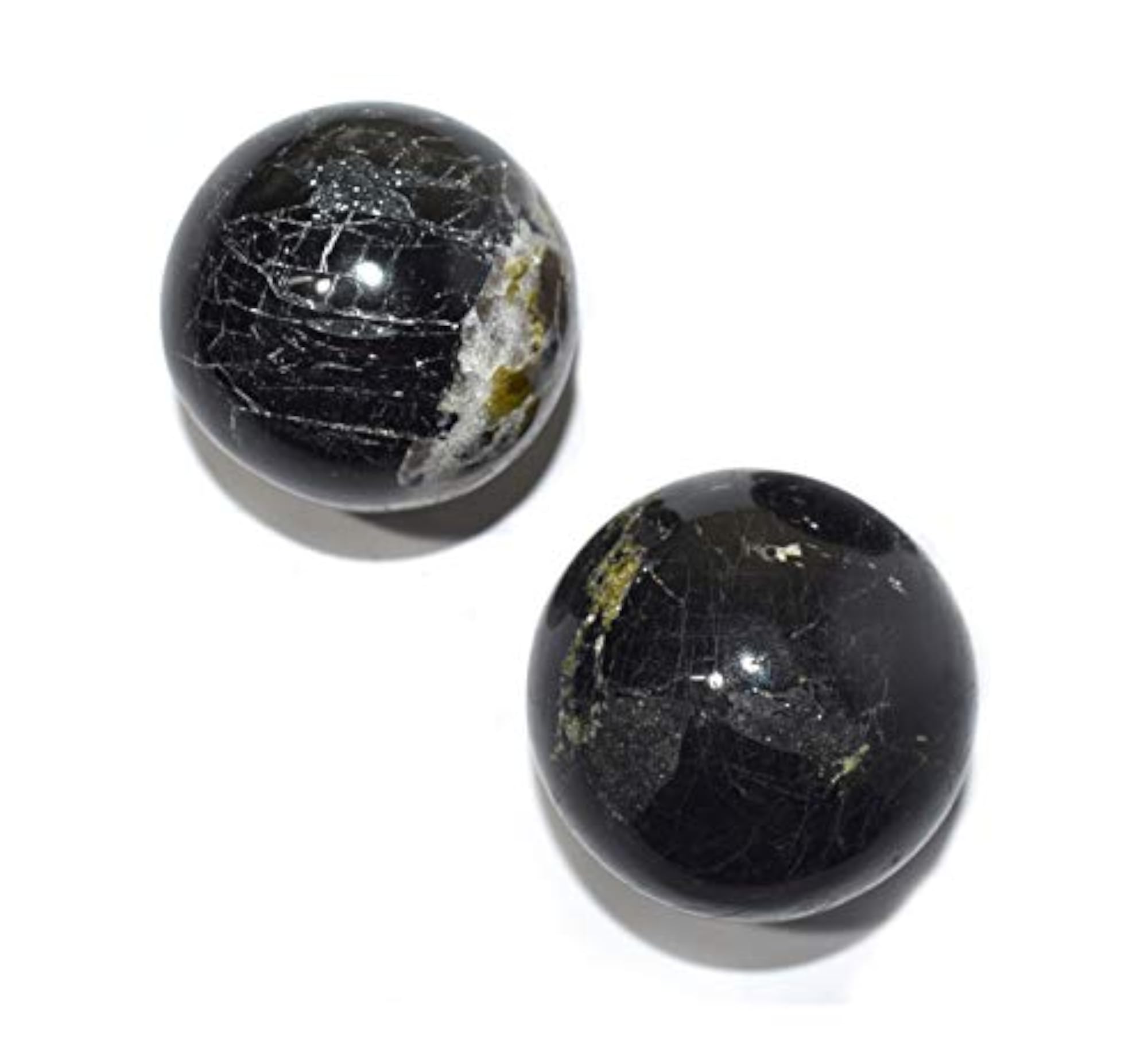 Tourmaline Chakra Balancing Sphere, Natural Healing Stone